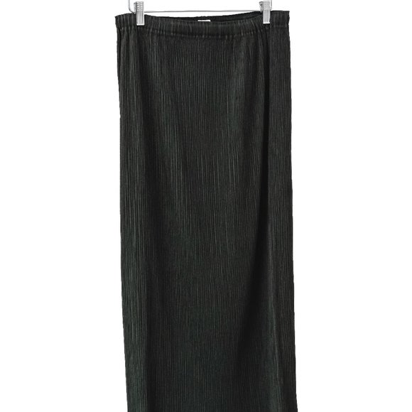 *SOLD* Issey Miyake Féte Green Fortuny Pleat Skirt - Picture 1 of 9